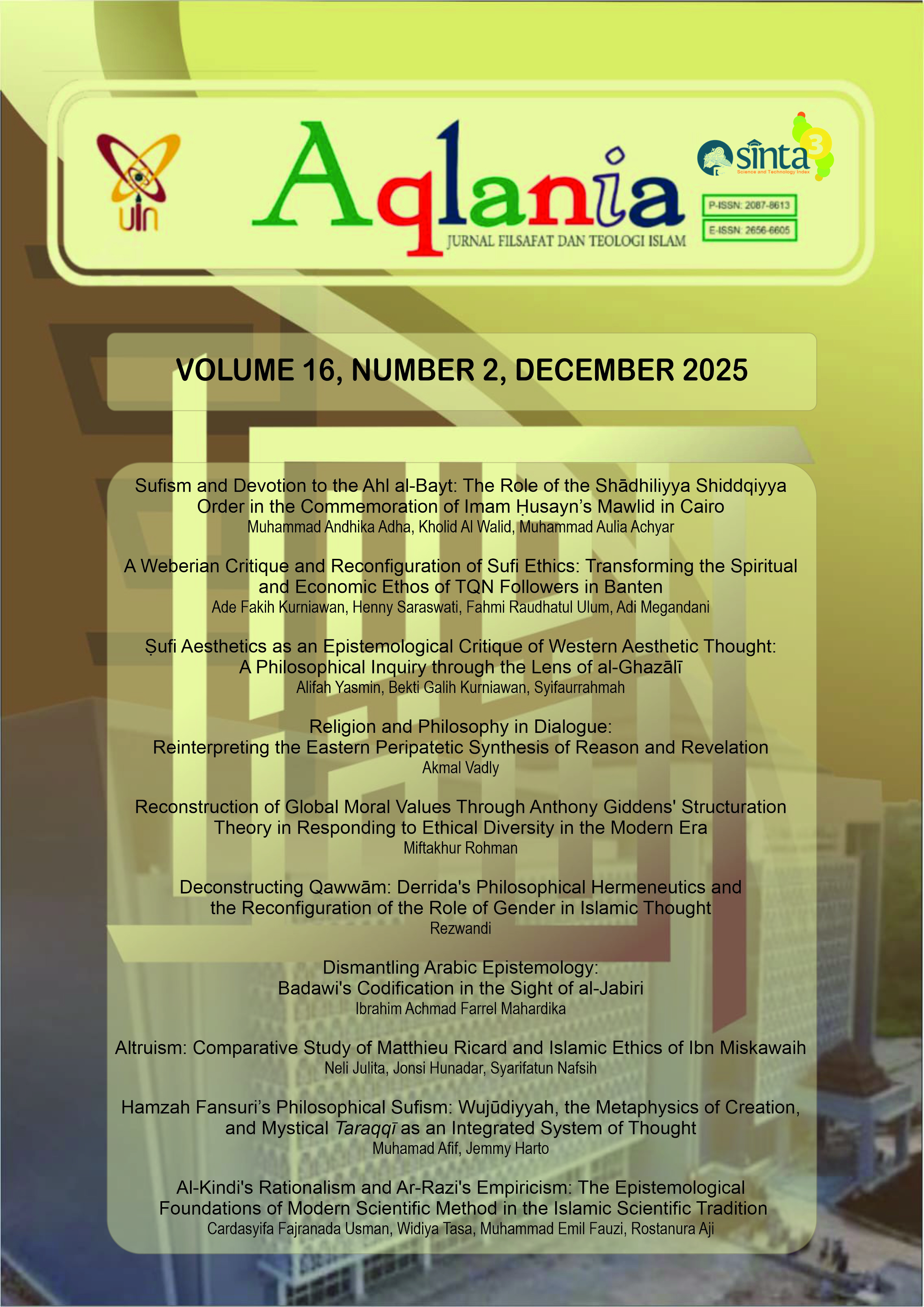 					View Vol. 16 No. 2 (2025): December
				