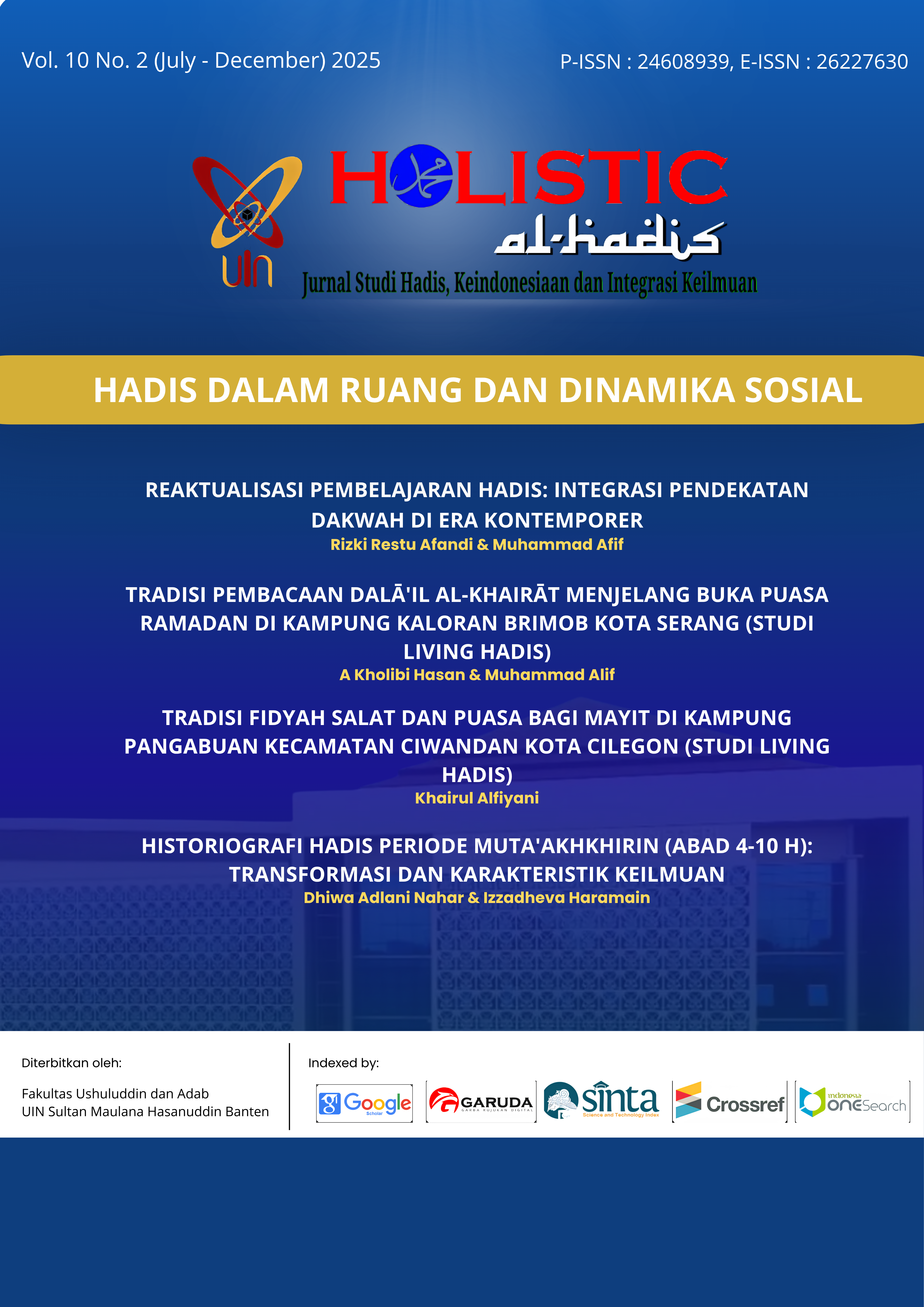 					View Vol. 10 No. 02 (2025): July-Desember
				
